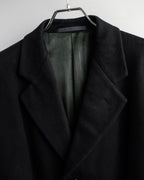 "ARMANI COLLEZIONI" Classic detail cashmere blend long chester coat