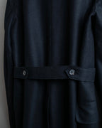 "MIU MIU" Crest brooch design belted trench coat