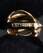 "Christian Dior" Twisted dome-shaped design earring