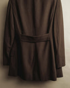 "GUCCI" 90's Classically tailored double-breasted coat