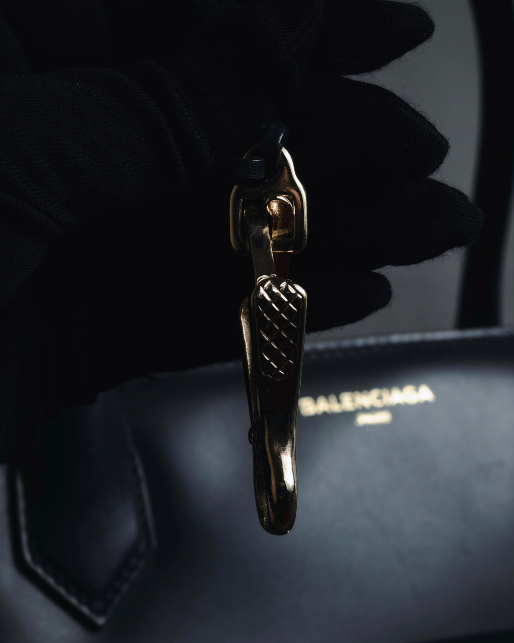 "BALENCIAGA" 2013 Autumn/Winter Padlock All Afternoon Structured Leather Bag