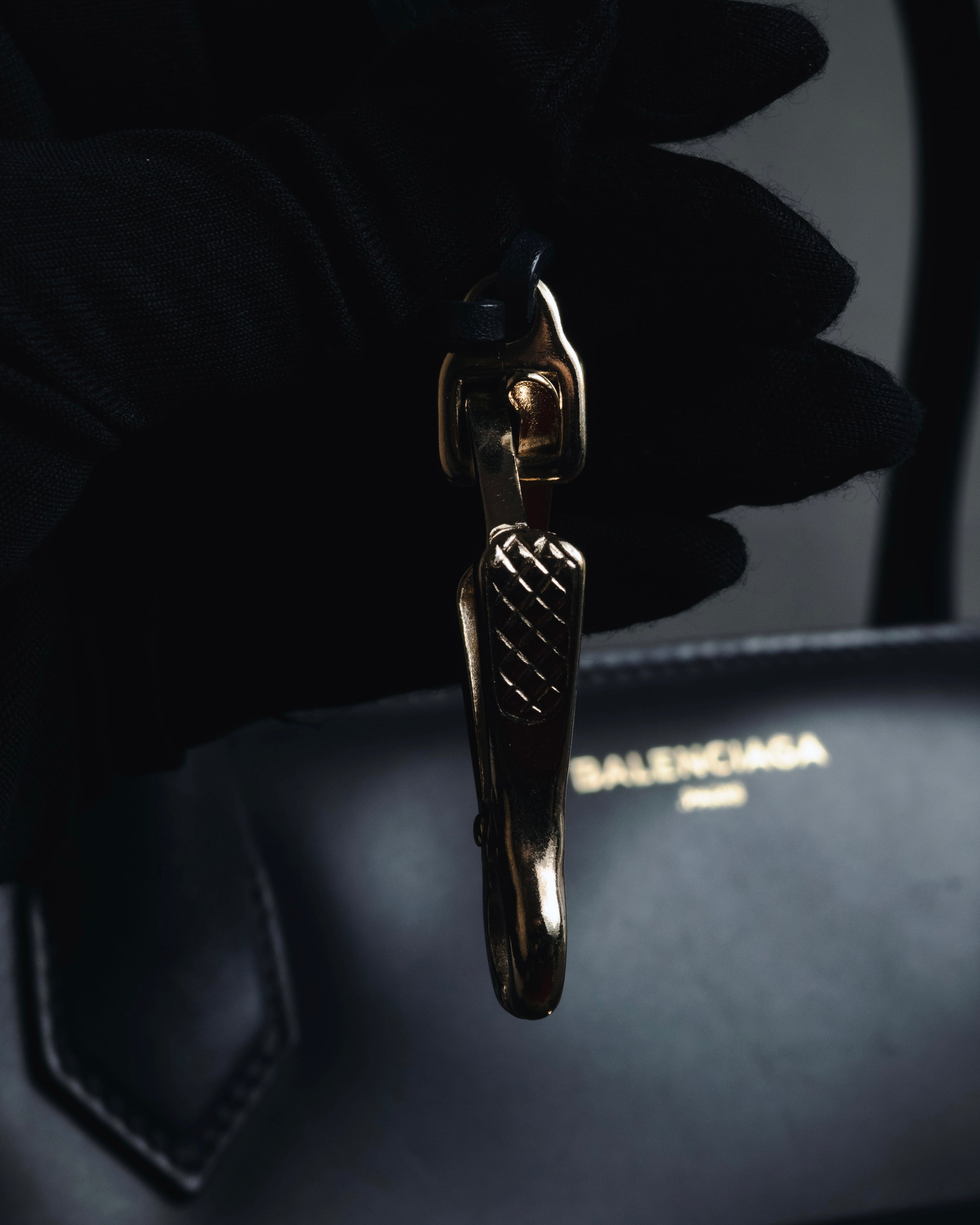 "BALENCIAGA" 2013 Autumn/Winter Padlock All Afternoon Structured Leather Bag