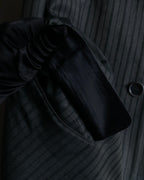 "Acne Studios" Antique design long striped coat