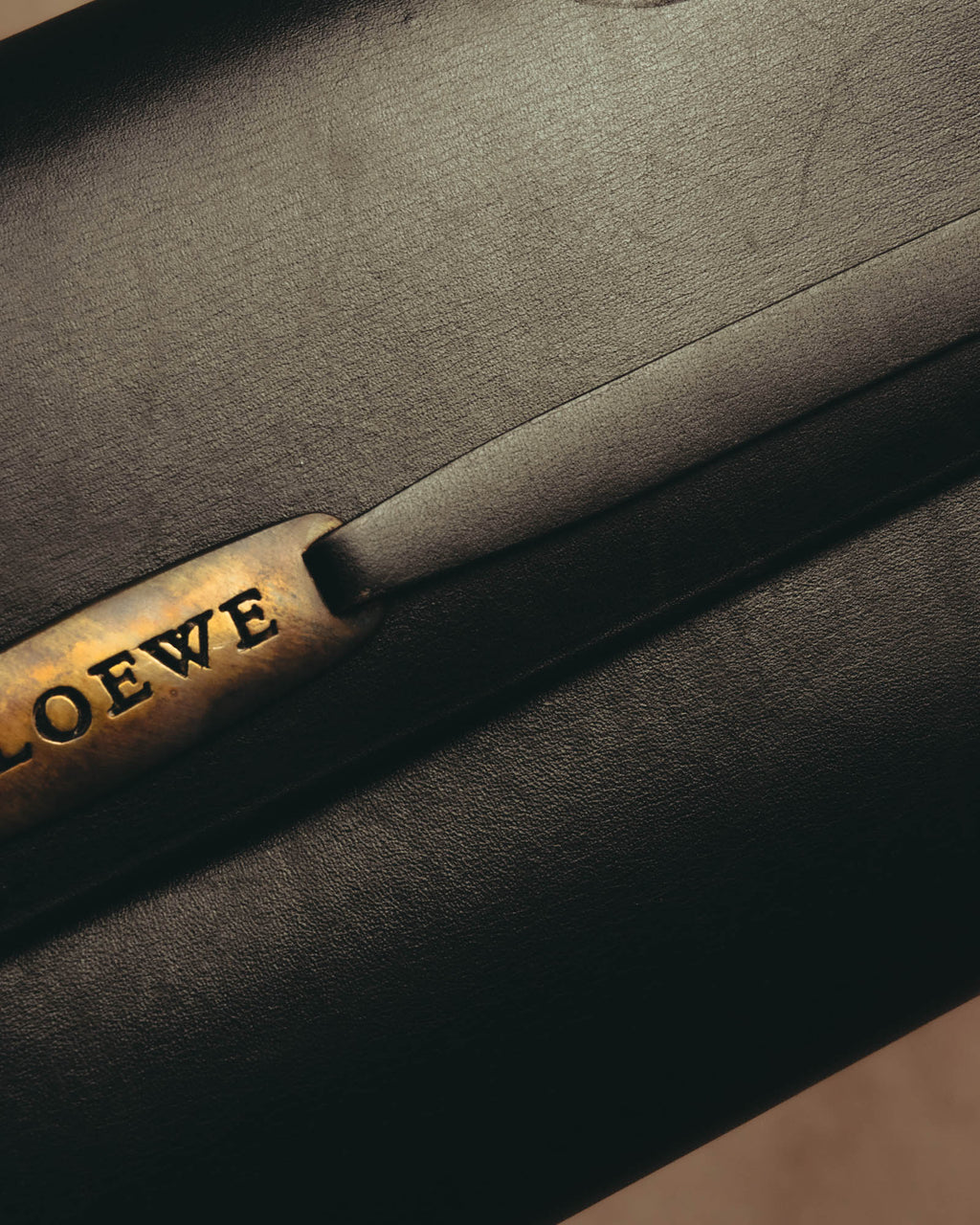 "LOEWE" Classic smooth leather top handle bag