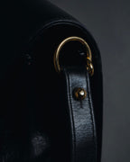 Bolso de cuero con diseño acolchado de diamantes de Yves Saint Laurent de los años 80-90