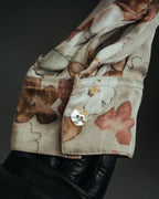 -MOOD Vintage Collections-
90’s-00’s Large floral print drape shirt