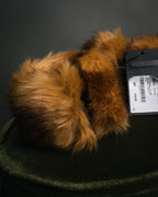 “SAINT LAURENT PARIS“ 2021-2022 Faux fur wrist cuffs