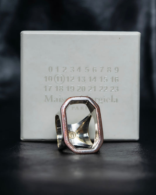“Maison Margiela” octagon designed 2-way ring