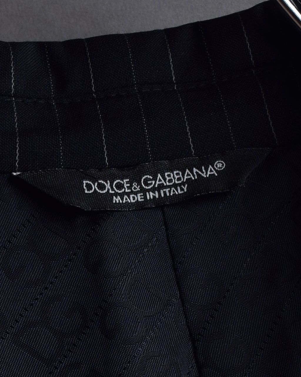"Dolce & Gabbana" Pinstripe wool tailored jacket