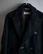 "Max Mara"  Large lapel double breasted melton chester coat