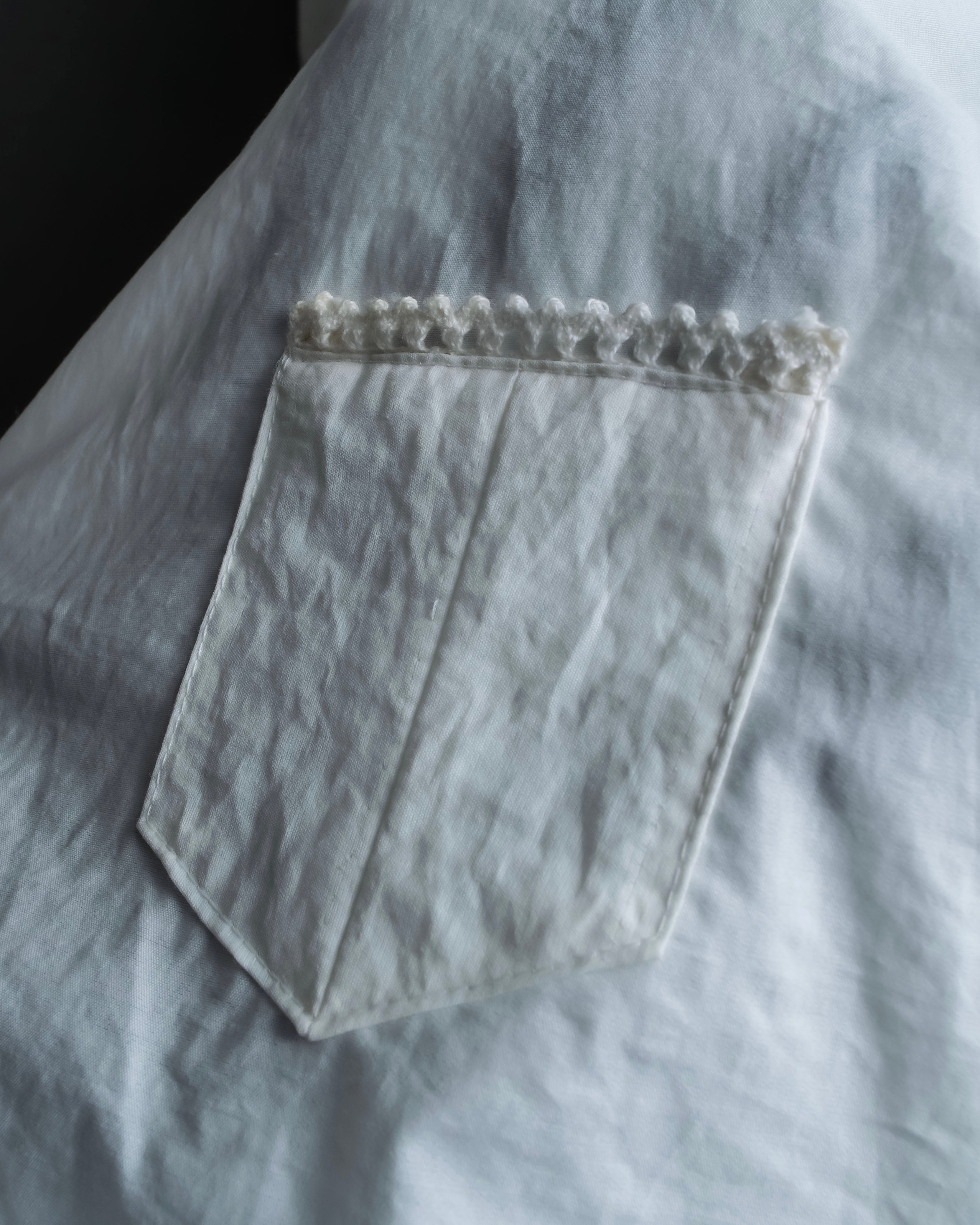 "LOEWE" Asymmetrical waist ribbon design long shirt