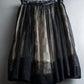 "LOUIS VUITTON" Tulle docking gather mid length skirt