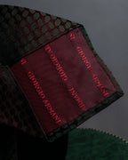 "GIORGIO ARMANI" Oval dot pattern silk twill necktie