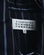"Maison Margiela" 2021AW piped striped lounge shirt