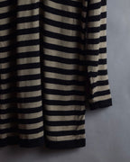 "GIANFRANCO FERRE" Striped contrast collar knit polo