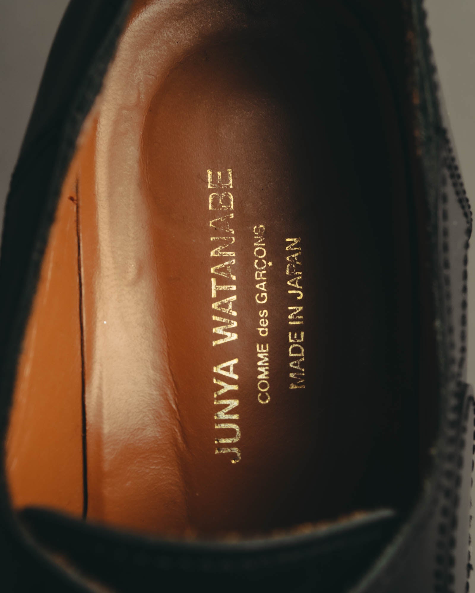 "JUNYA WATANABE COMME des GARÇONS" 00's Sculptural leather platform oxford shoes