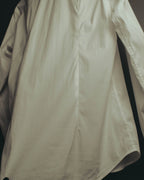 -SPECIAL- "PRADA" 10's-20's Stretch cotton silk-touch dress shirt