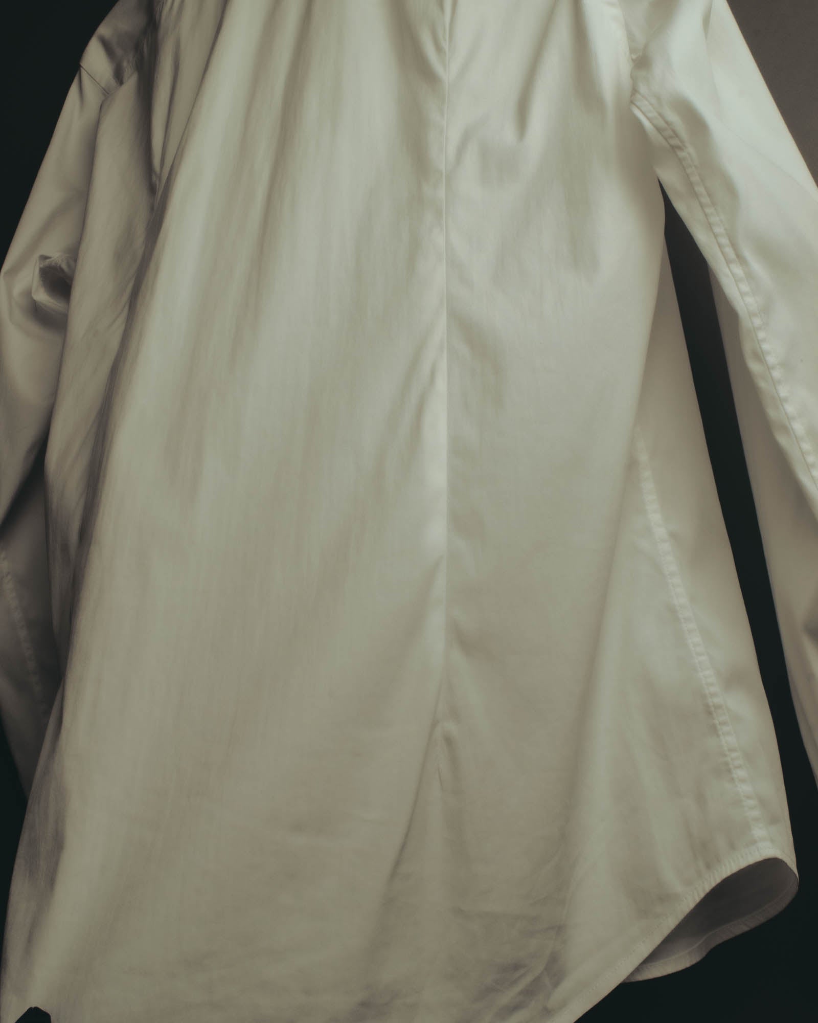 -SPECIAL- "PRADA" 10's-20's Stretch cotton silk-touch dress shirt