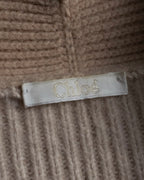 "Chloe" Angora mix standing up long cardigan