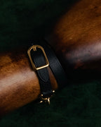 “HERMES“ 90’s Stirrup motif double tour bracelet