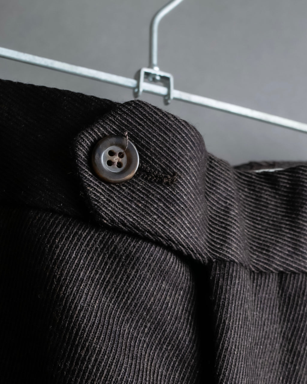 "Vintage wide tapered double-finished slacks"