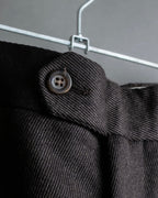 "Vintage wide tapered double-finished slacks"