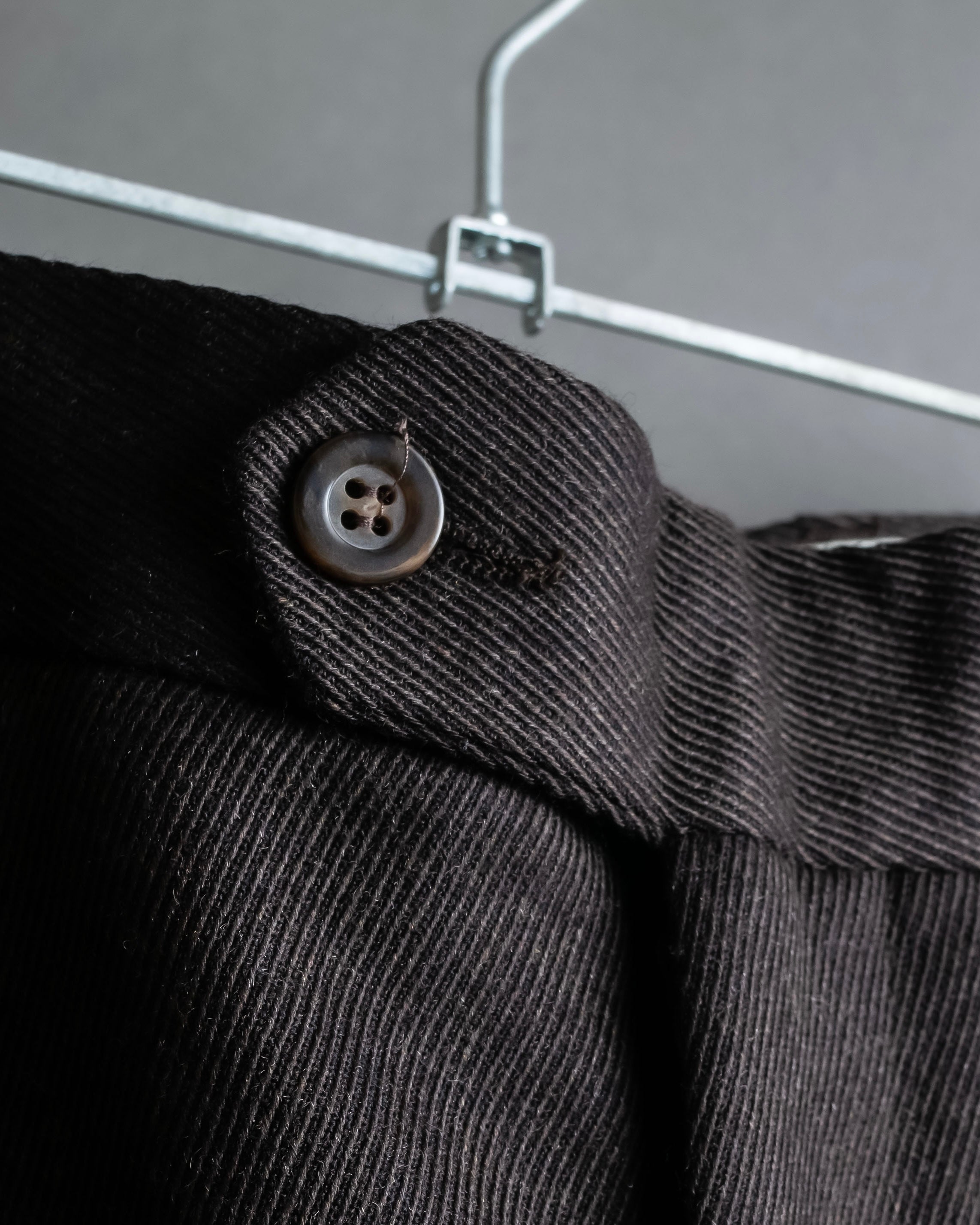 "Vintage wide tapered double-finished slacks"