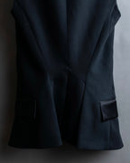 "MCQ Alexander McQueen" Flared silhouette cutting design tailored gilet