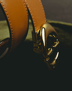“Gucci” Leather reversible Double G belt
