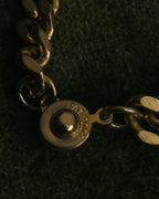 “VALENTINO“ 80’s-90’s Logo enamel ID chain bracelet