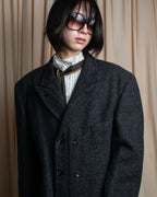 "COMME des GARCONS HOMME PLUS" Structured cut double-breasted tailored jacket