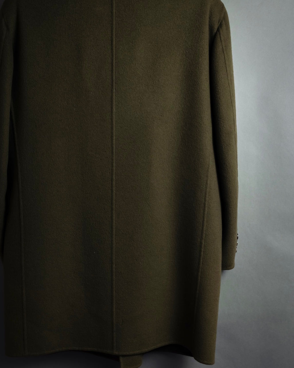 "Christian Dior" Single-breasted 100% cashmere chester coat