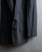 "COMME des GARCONS HOMME" 03SS fine all-over pattern cotton tailored jacket