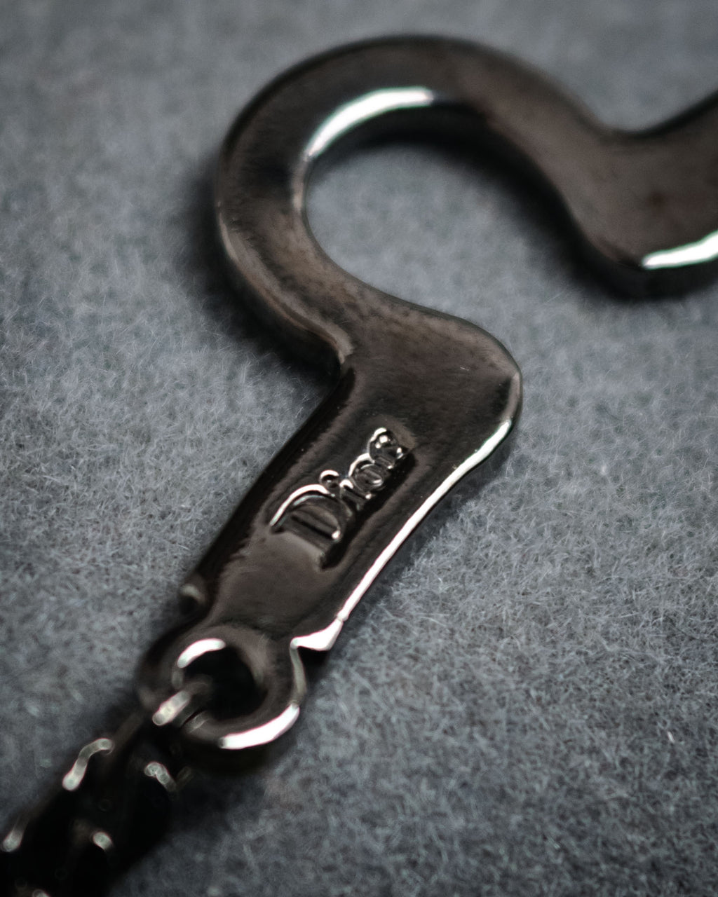 “Christian Dior” 70’s-80’s Horsebit motif chain bracelet