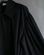 "KIMHĒKIM" Bondage corset belt design shirt dress