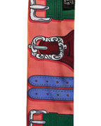 HERMES/ “Harnais des Présidents” Twilly Silk Scarf