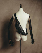 "Alexander McQueen" 10's Edgy leather belt bag