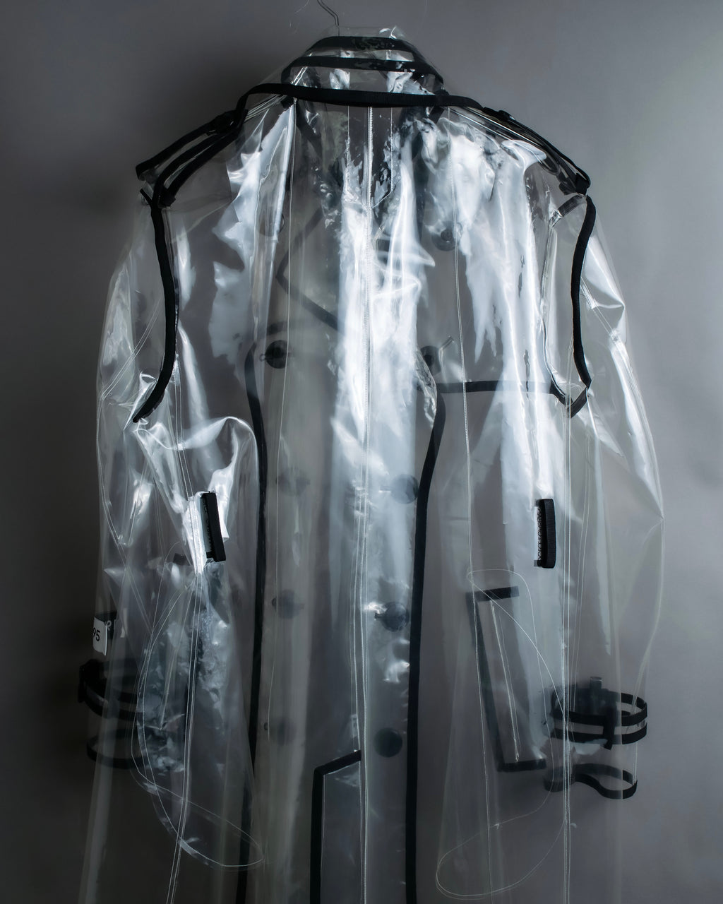 "DOLCE &amp; GABBANA" 23SS PVC material oversize trench coat