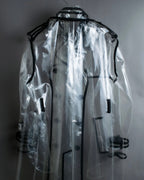 "DOLCE &amp; GABBANA" 23SS PVC material oversize trench coat