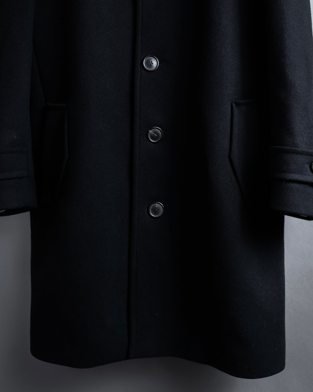 "VIKTOR&ROLF" Sculptural lapel melton coat