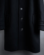 "VIKTOR&ROLF" Sculptural lapel melton coat