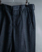 "PRADA" Wool cotton mix navy blue slacks