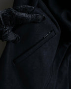 "HELMUT LANG" Short length wool riders jacket