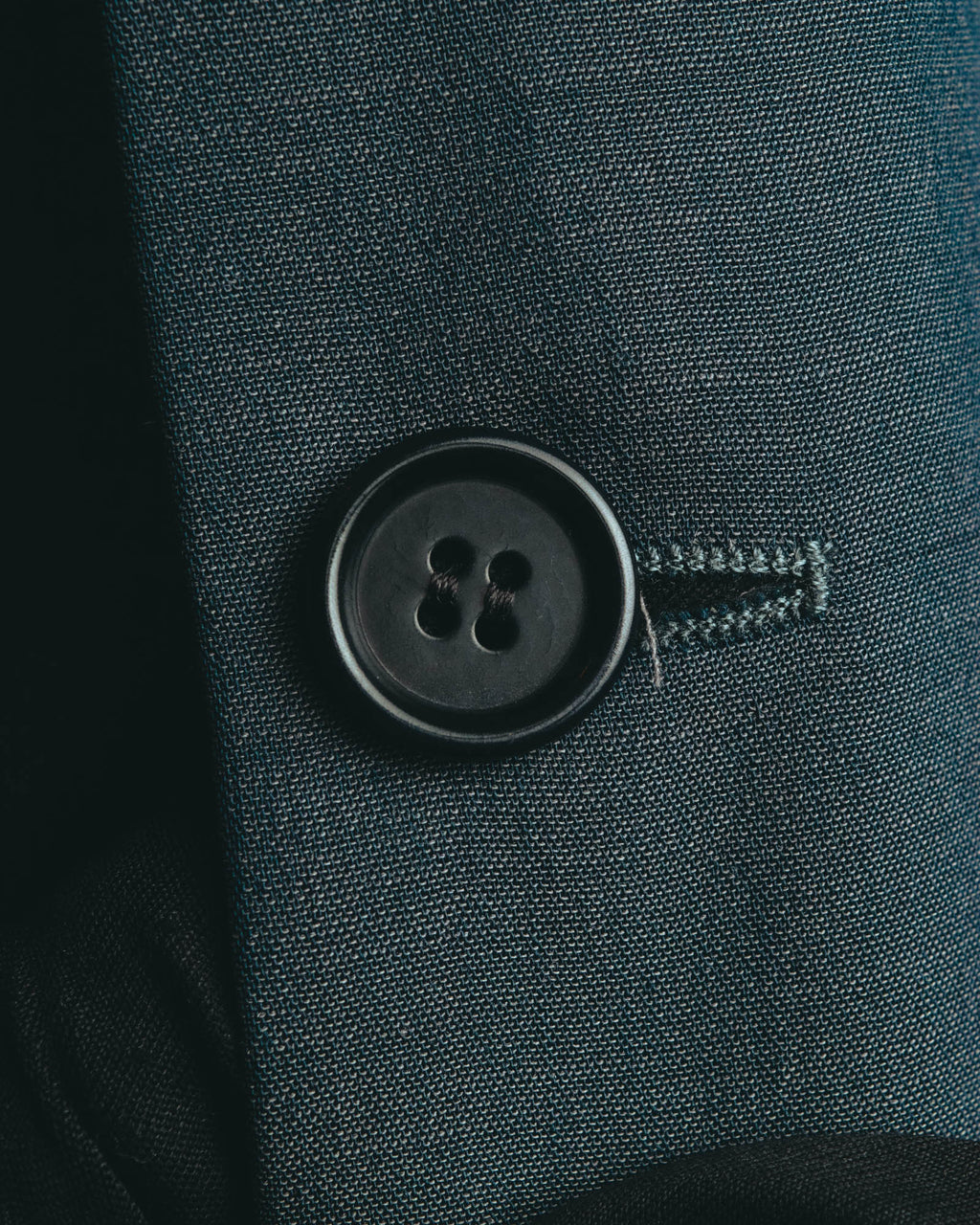 “Vintage” Textured blue tailored jacket