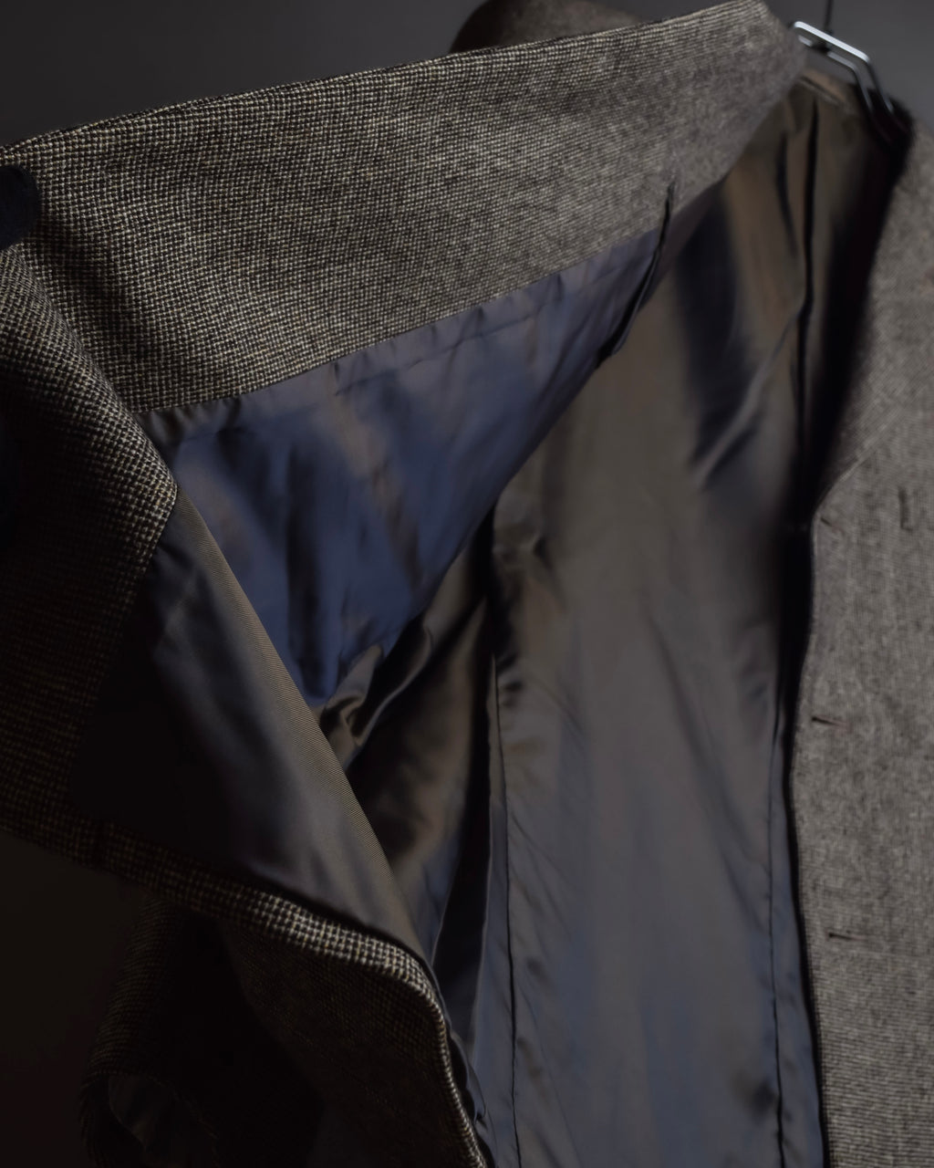 "BROOKS BROTHERS" Melange tweed three-piece suit