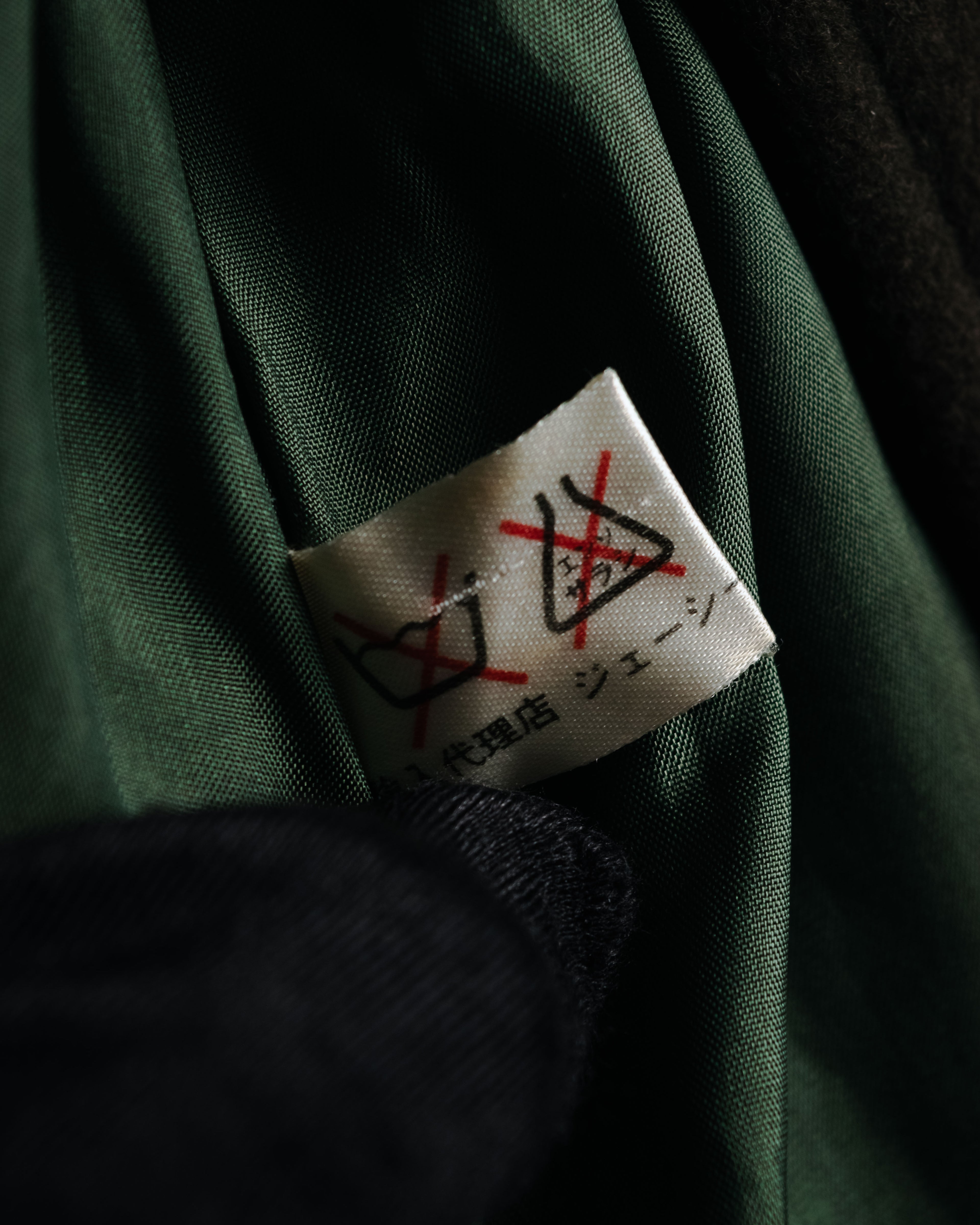 –SPECIAL– "CELINE" 80’s-90’s Triomphe button double breasted long coat