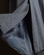 "BALENCIAGA" Alpaca blend maxi length shaped chester coat