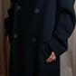 "GIORGIO ARMANI" Double breasted oversized super maxi length chester coat