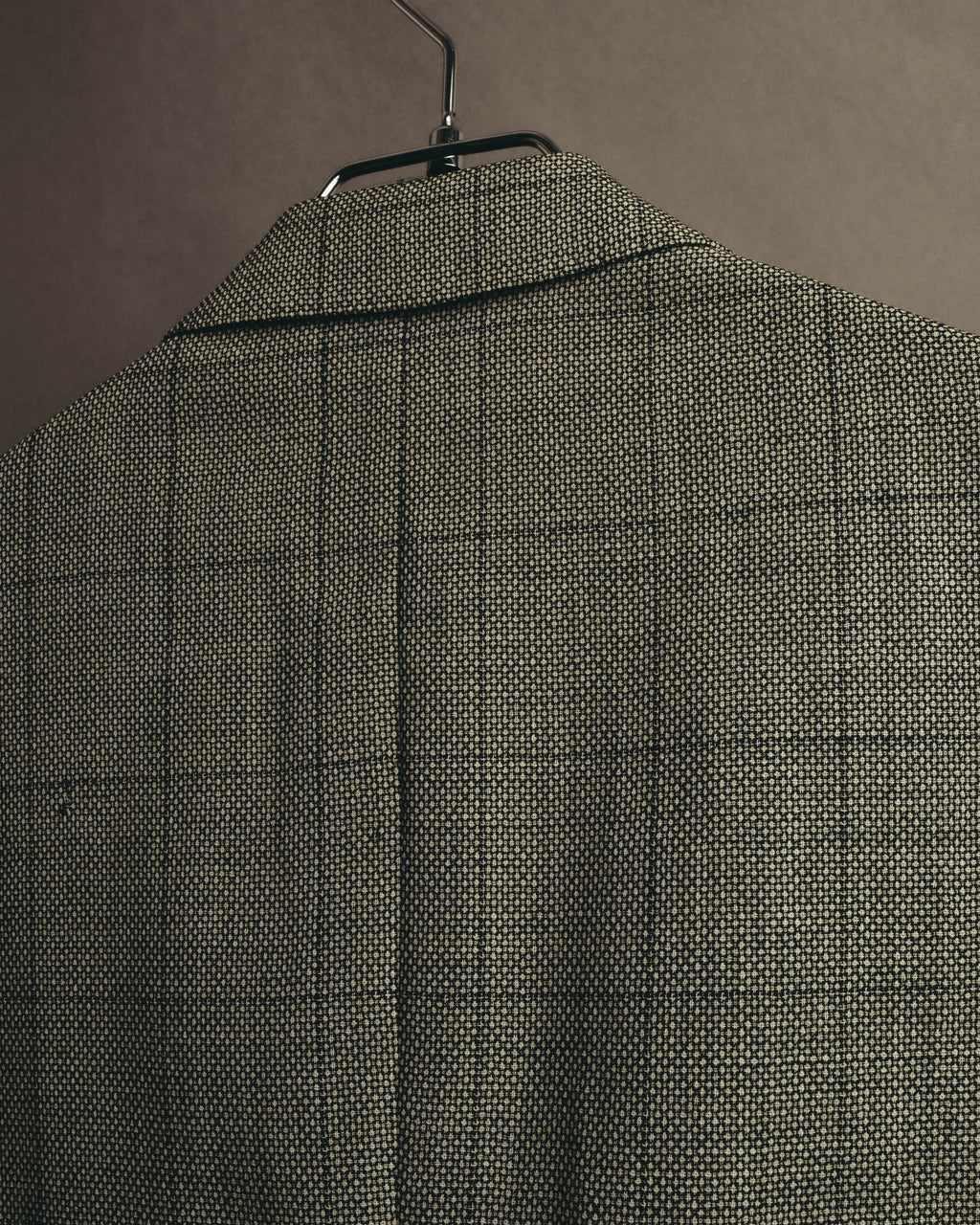 "Pierre Balmain" 80's-90's Windowpane check wool blazer