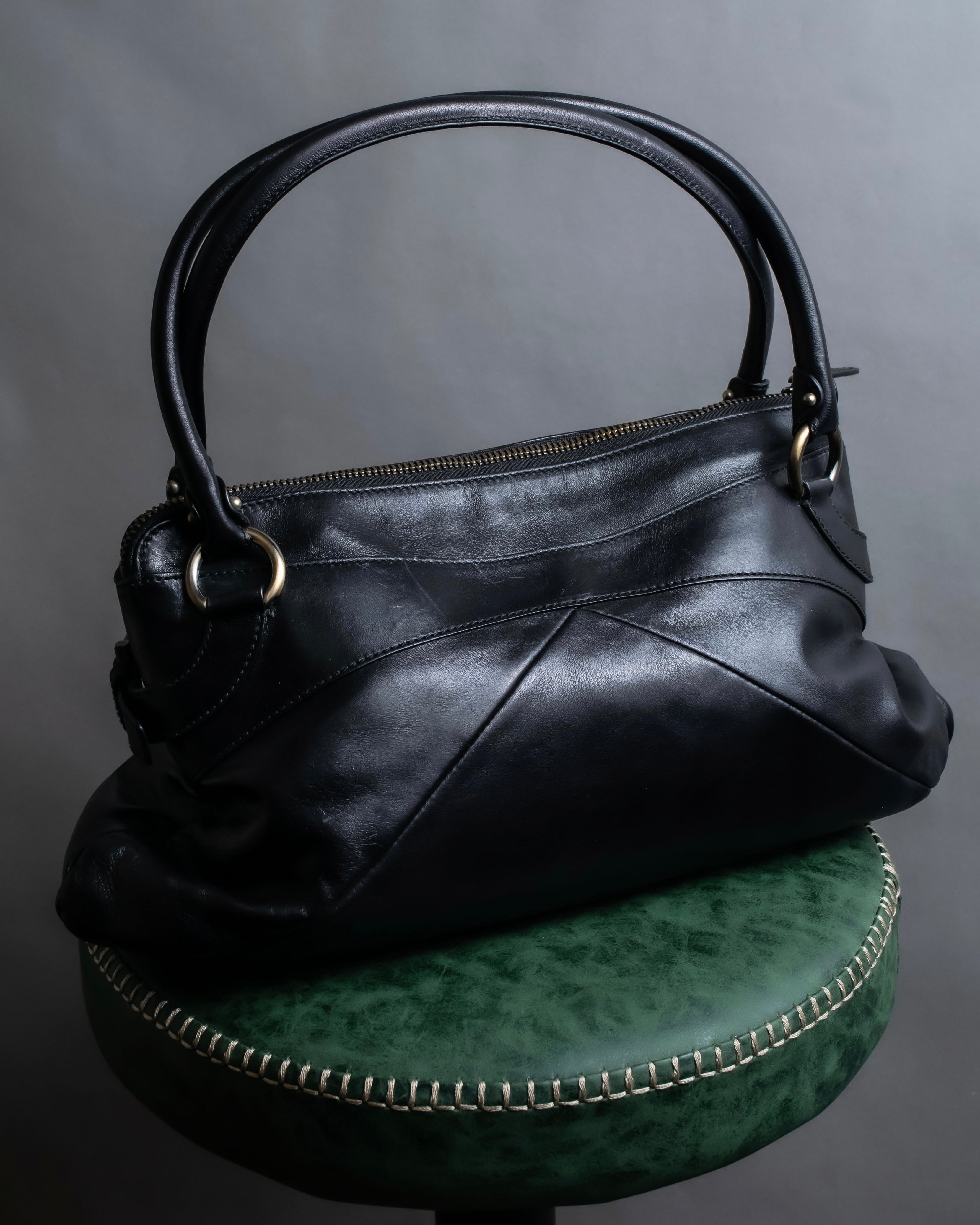 "Salvatore Ferragamo" Gancini motif leather one-handle bag